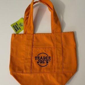 Trader Joe's Mini Tote Bag - Orange